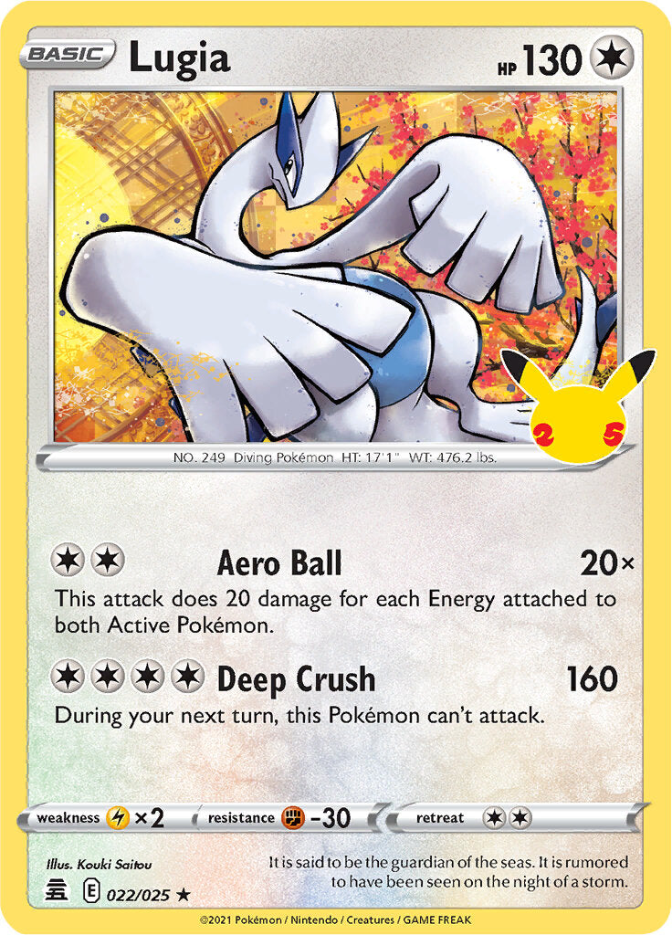 Lugia (022/025) [Celebrations: 25th Anniversary] | The Time Vault CA