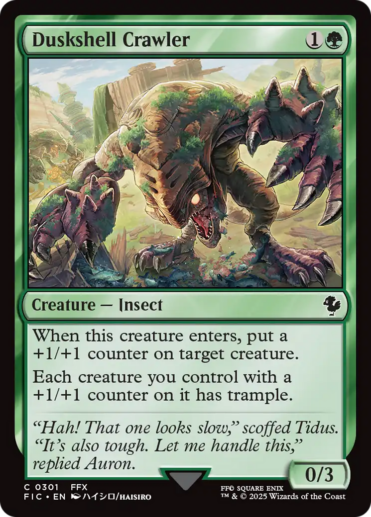 Duskshell Crawler [FINAL FANTASY Commander] | The Time Vault CA