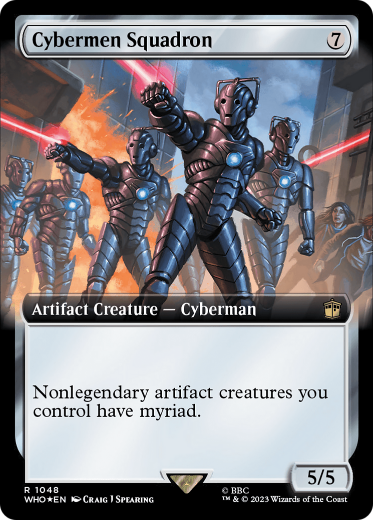 Cybermen Squadron (Extended Art) (Surge Foil) [Doctor Who] | The Time Vault CA