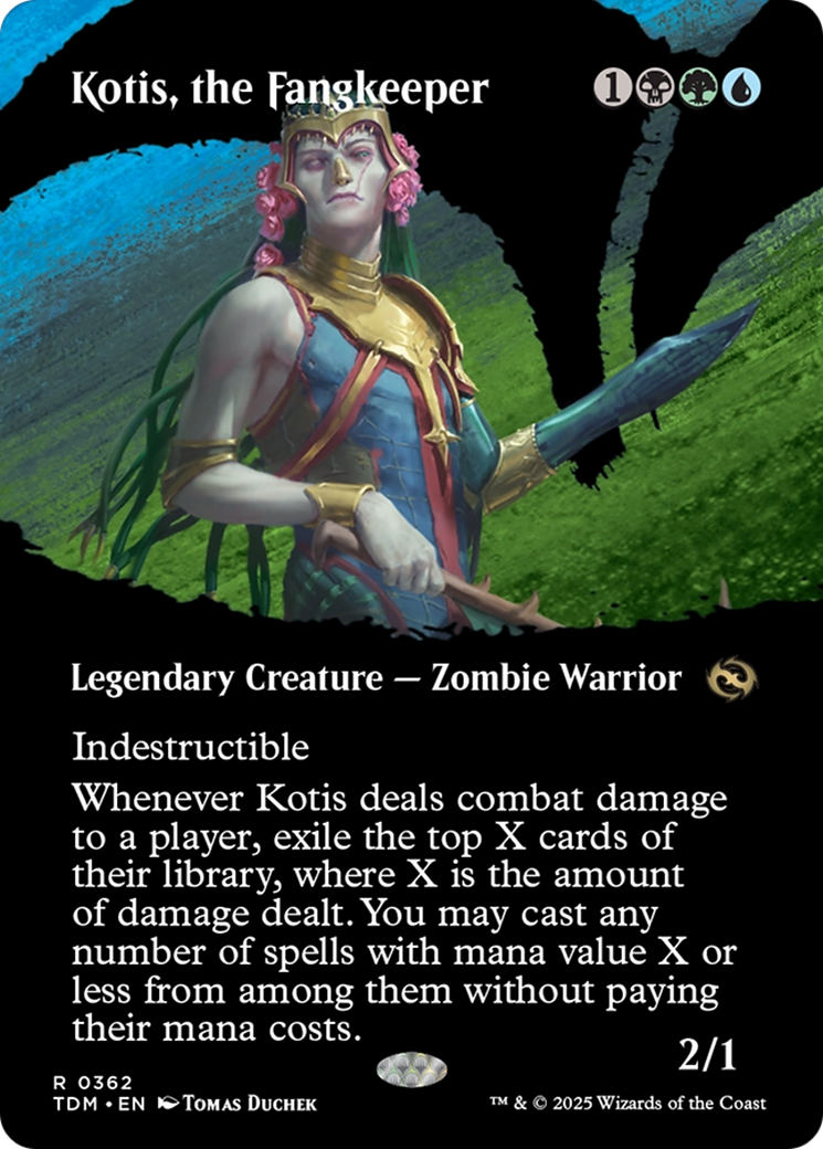 Kotis, the Fangkeeper (Borderless) [Tarkir: Dragonstorm] | The Time Vault CA