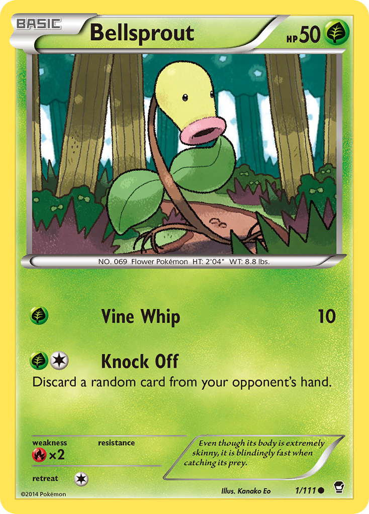 Bellsprout (1/111) [XY: Furious Fists] | The Time Vault CA