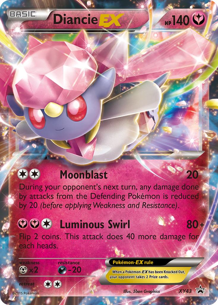 Diancie EX (XY43) [XY: Black Star Promos] | The Time Vault CA