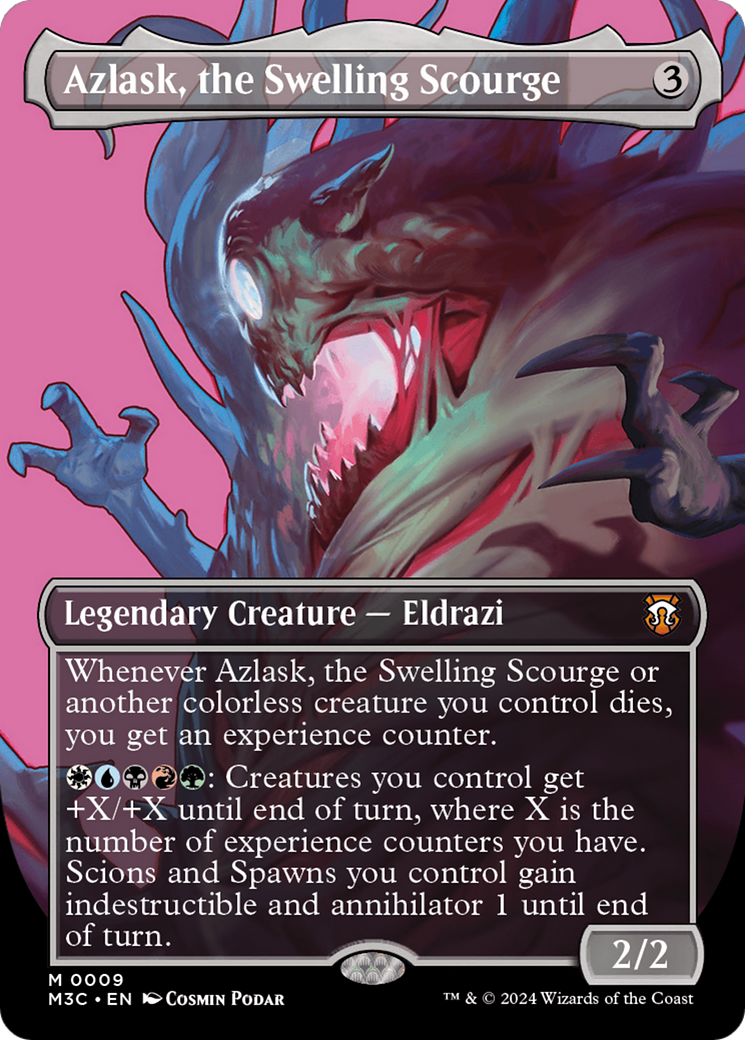 Azlask, the Swelling Scourge (Borderless) [Modern Horizons 3 Commander] | The Time Vault CA