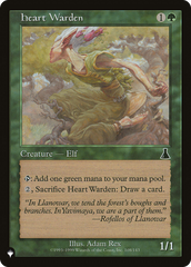 Heart Warden [The List Reprints] | The Time Vault CA