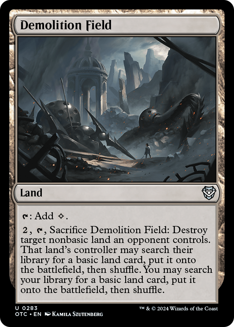 Demolition Field [Outlaws of Thunder Junction Commander] | The Time Vault CA