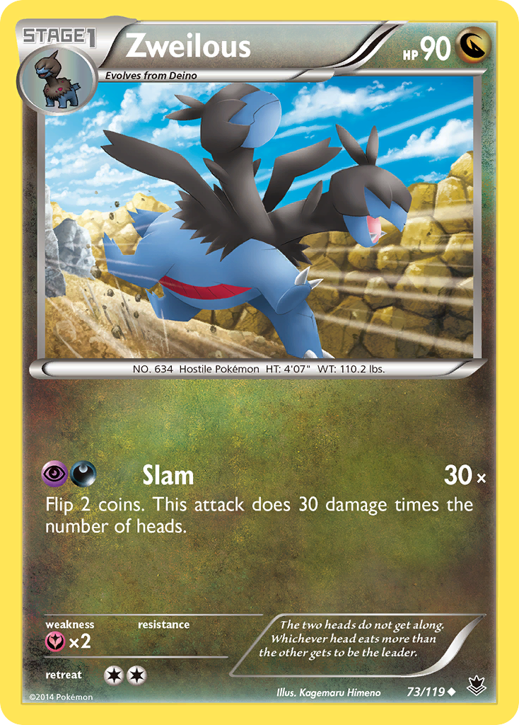 Zweilous (73/119) [XY: Phantom Forces] | The Time Vault CA