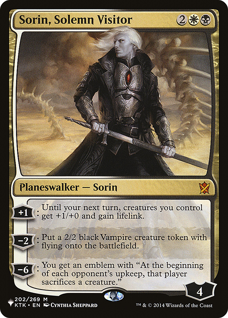 Sorin, Solemn Visitor [The List] | The Time Vault CA