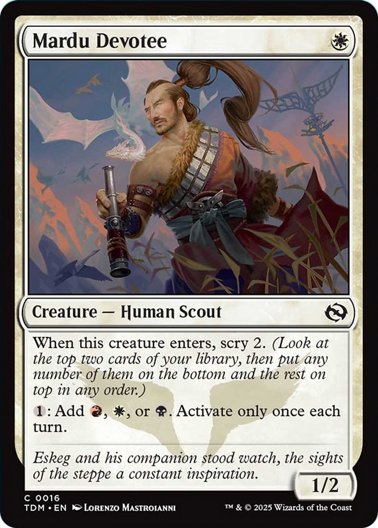 Mardu Devotee [Tarkir: Dragonstorm] | The Time Vault CA