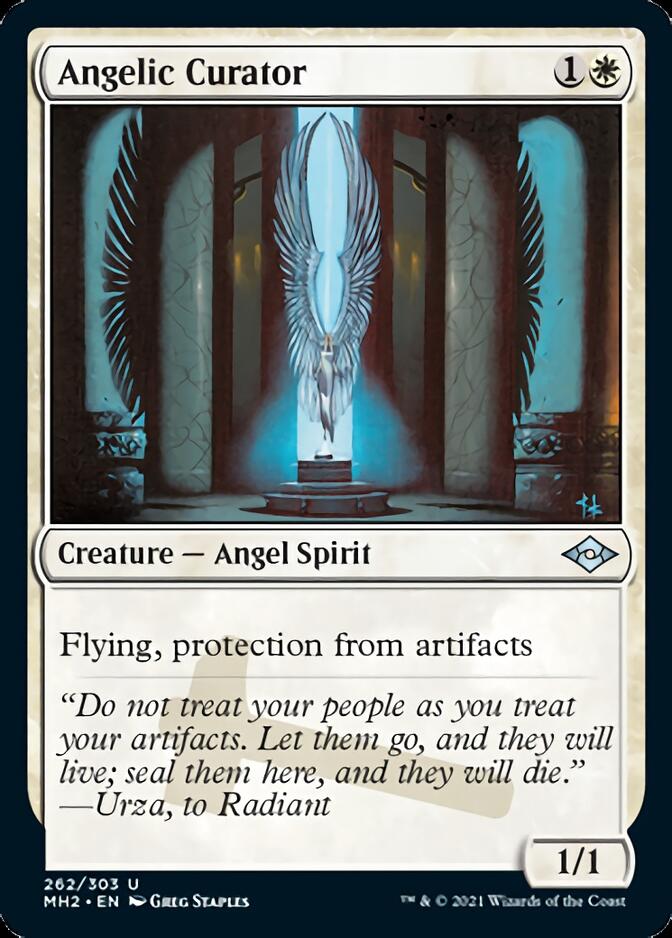 Angelic Curator (Foil Etched) [Modern Horizons 2] | The Time Vault CA