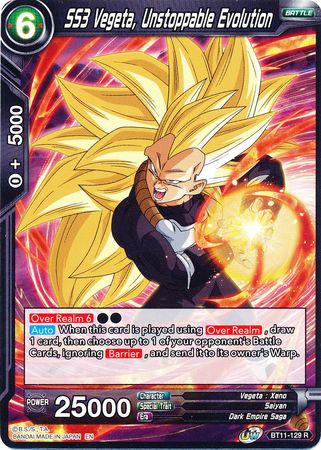 SS3 Vegeta, Unstoppable Evolution (BT11-129) [Vermilion Bloodline] | The Time Vault CA