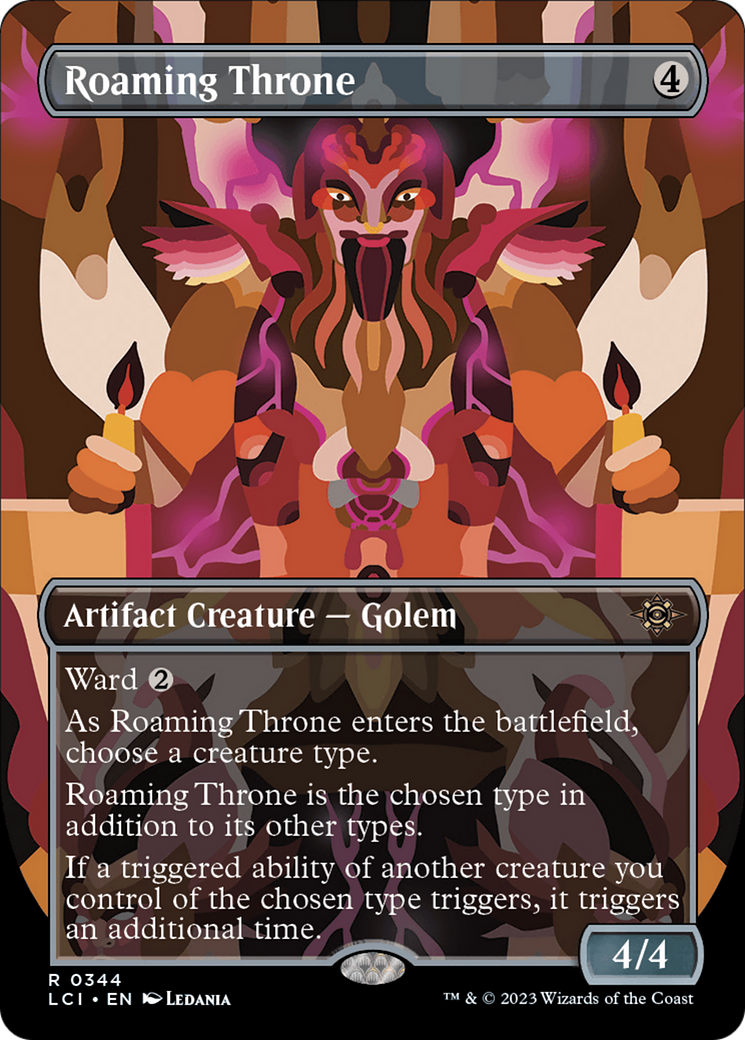Roaming Throne (Borderless) [The Lost Caverns of Ixalan] | The Time Vault CA