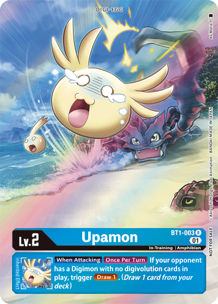 Upamon [BT1-003] (1-Year Anniversary Box Topper) [Promotional Cards] | The Time Vault CA