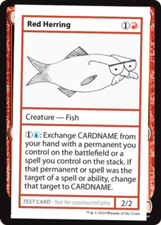 Red Herring (2021 Edition) [Mystery Booster Playtest Cards] | The Time Vault CA