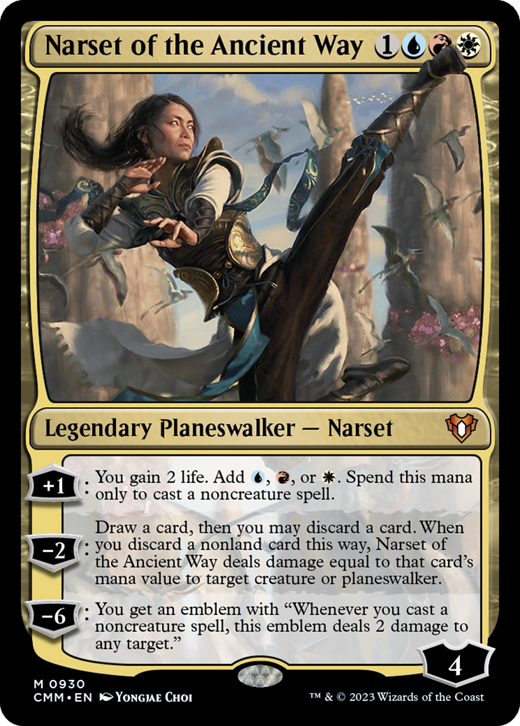 Narset of the Ancient Way [Commander Masters] | The Time Vault CA