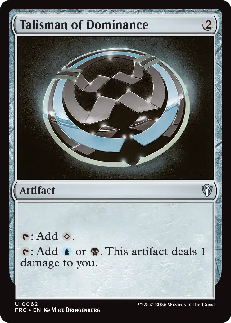 Talisman of Dominance [Reality Fracture Commander] | The Time Vault CA