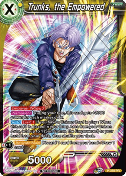 Trunks, the Empowered (P-378) [Promotion Cards] | The Time Vault CA