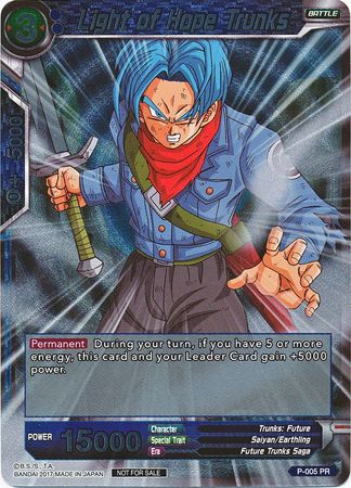 Light of Hope Trunks (P-005) [Promotion Cards] | The Time Vault CA