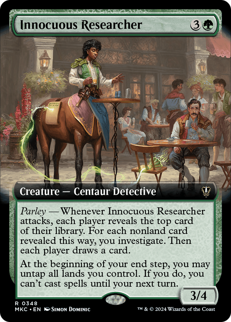 Innocuous Researcher (Extended Art) [Murders at Karlov Manor Commander] | The Time Vault CA