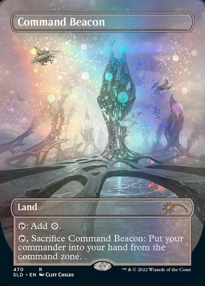 Command Beacon (Galaxy Foil) [Secret Lair Drop Series] | The Time Vault CA