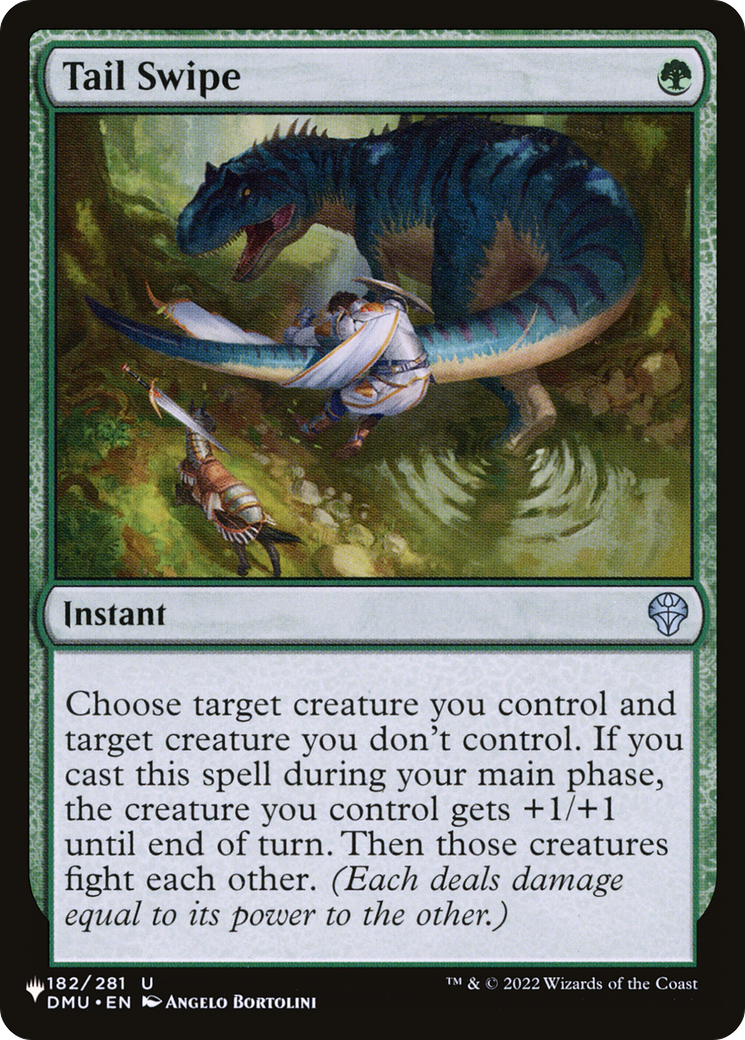 Tail Swipe [The List] | The Time Vault CA