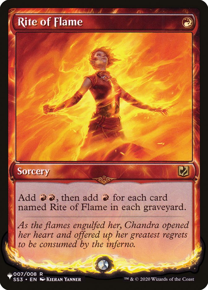 Rite of Flame [The List] | The Time Vault CA