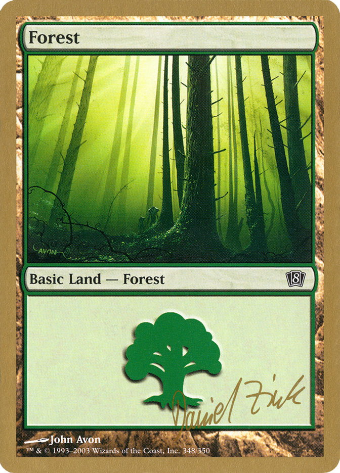 Forest (dz348) (Daniel Zink) [World Championship Decks 2003] | The Time Vault CA