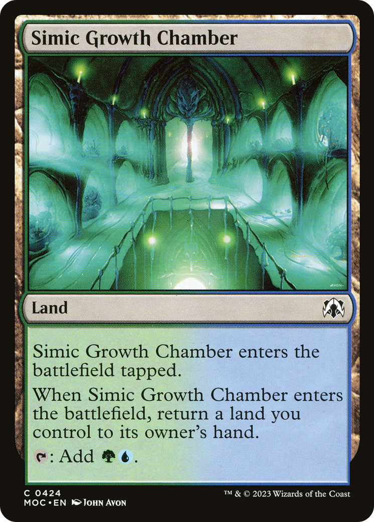 Simic Growth Chamber [March of the Machine Commander] | The Time Vault CA