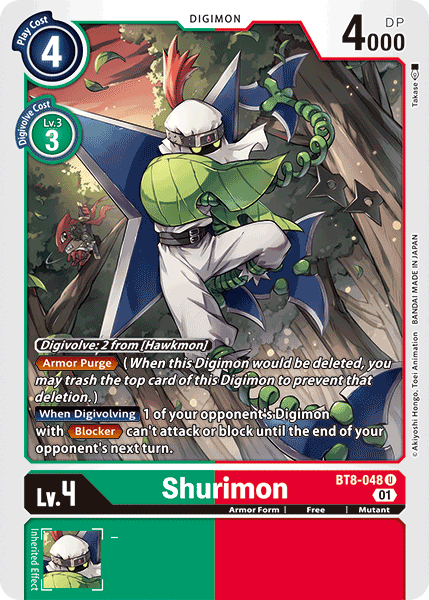 Shurimon [BT8-048] [New Awakening] | The Time Vault CA