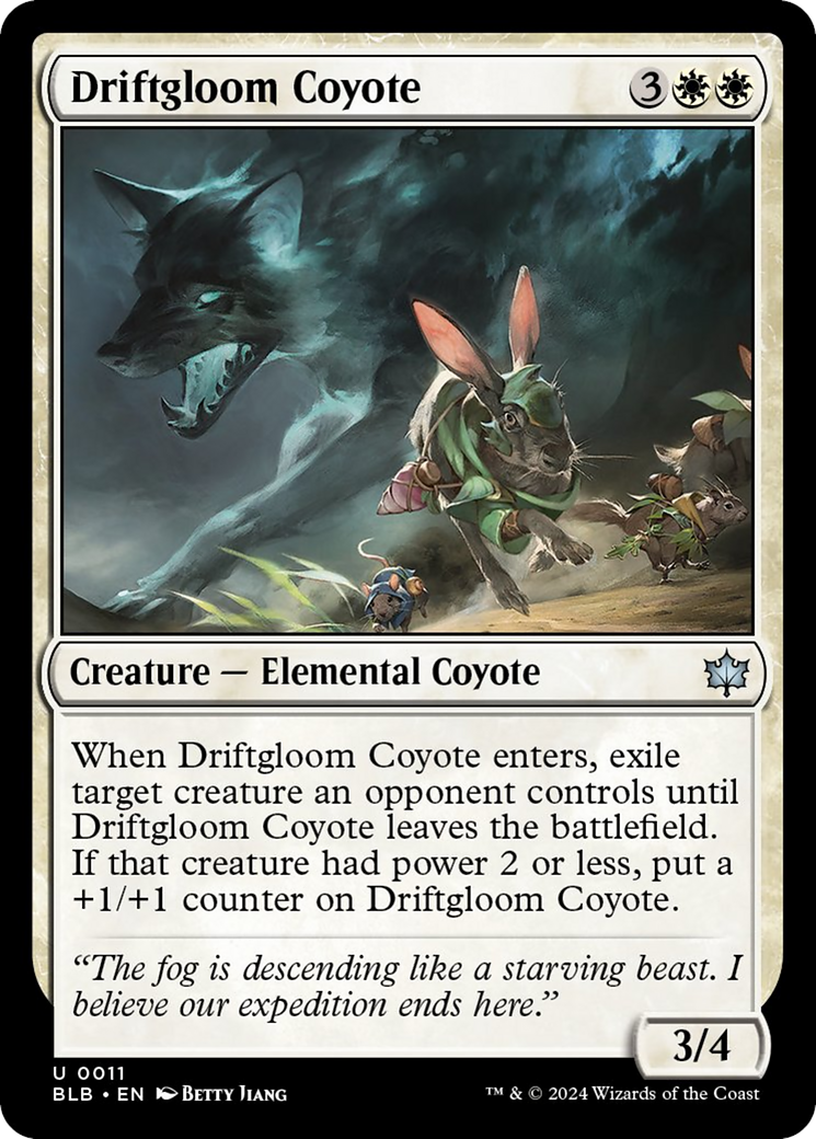 Driftgloom Coyote [Bloomburrow] | The Time Vault CA