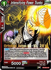 Intensifying Power Trunks (Origins 2019) (BT4-012_PR) [Tournament Promotion Cards] | The Time Vault CA