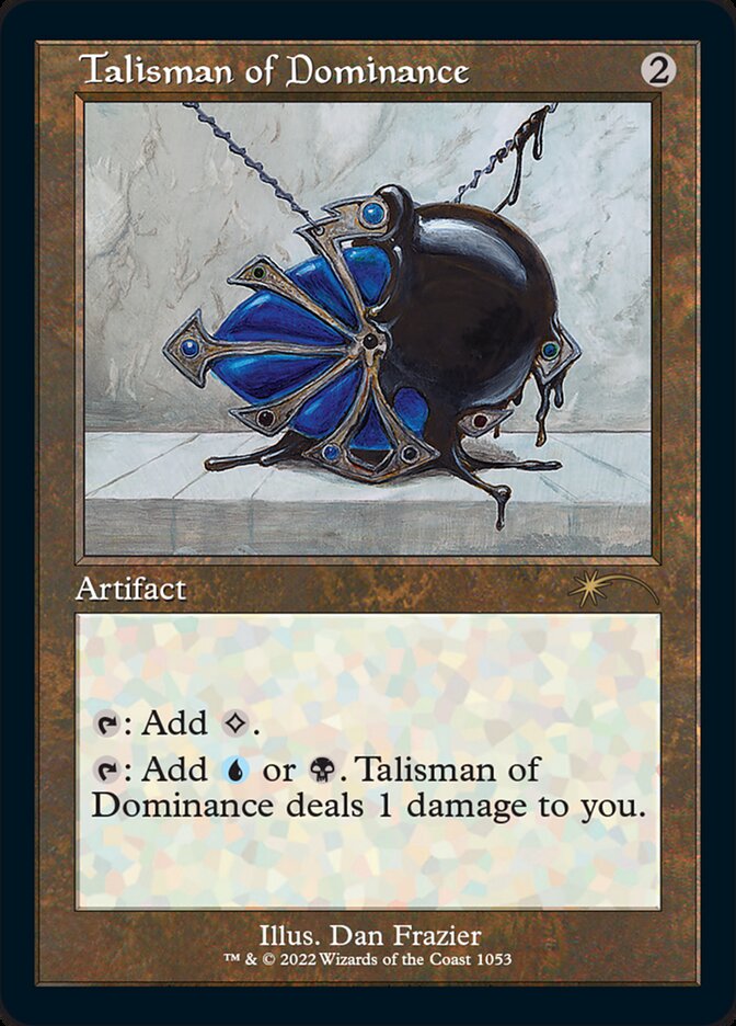 Talisman of Dominance (Foil Etched) [Secret Lair Drop Series] | The Time Vault CA