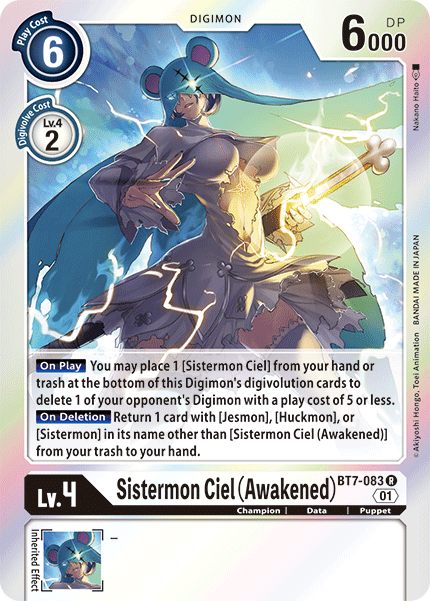 Sistermon Ciel (Awakened) [BT7-083] [Next Adventure] | The Time Vault CA