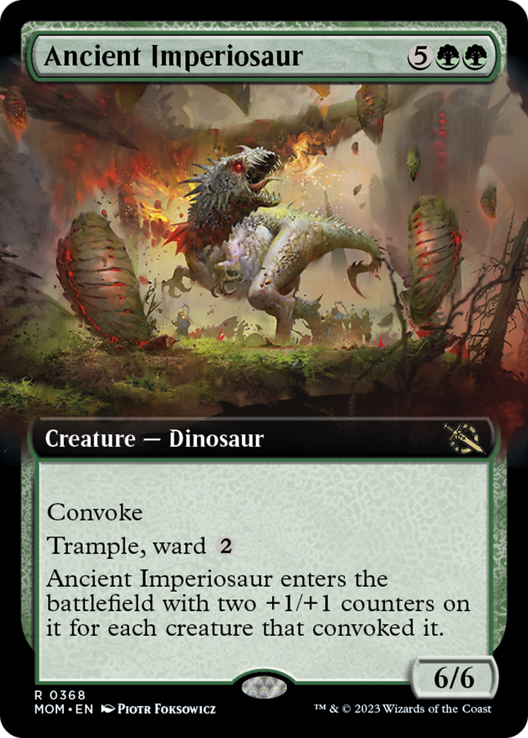 Ancient Imperiosaur (Extended Art) [March of the Machine] | The Time Vault CA