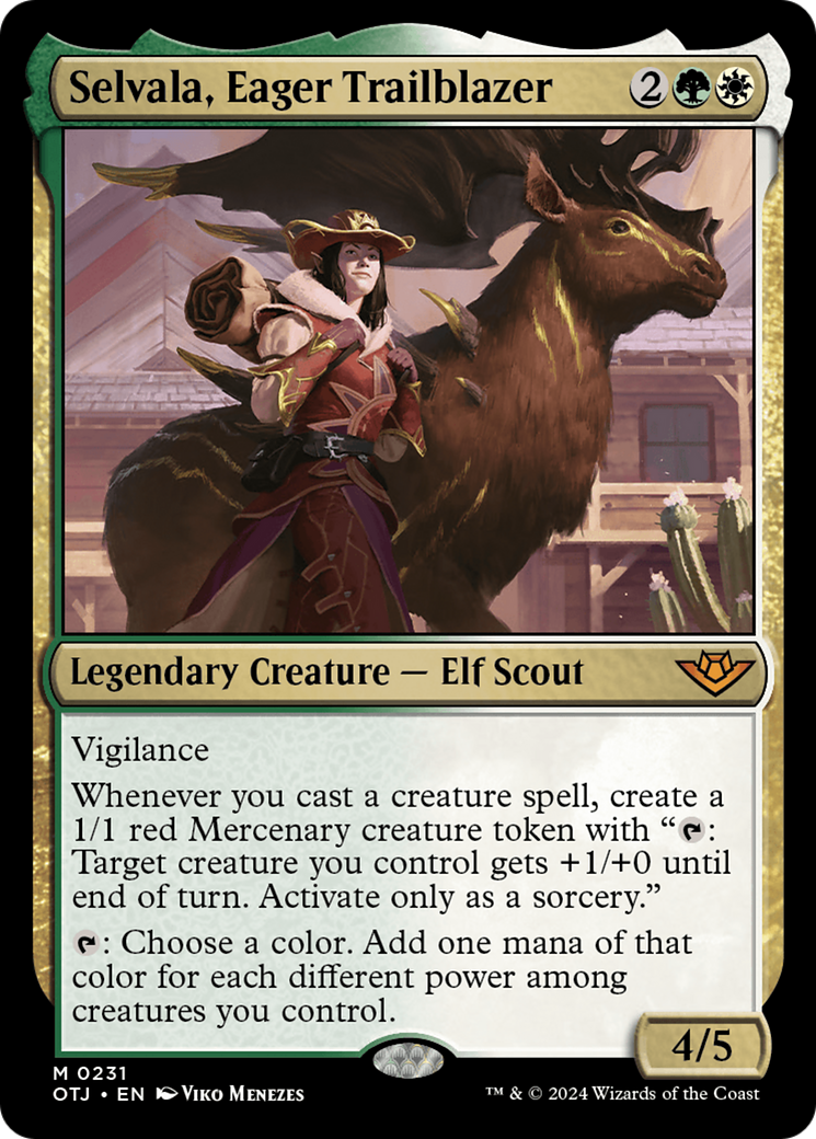 Selvala, Eager Trailblazer [Outlaws of Thunder Junction] | The Time Vault CA