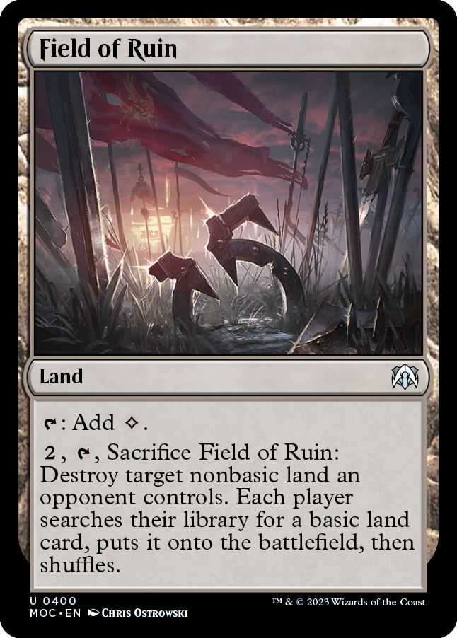 Field of Ruin [March of the Machine Commander] | The Time Vault CA