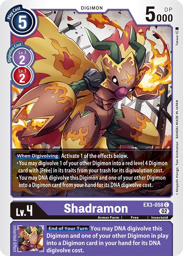 Shadramon [EX3-058] [Draconic Roar] | The Time Vault CA