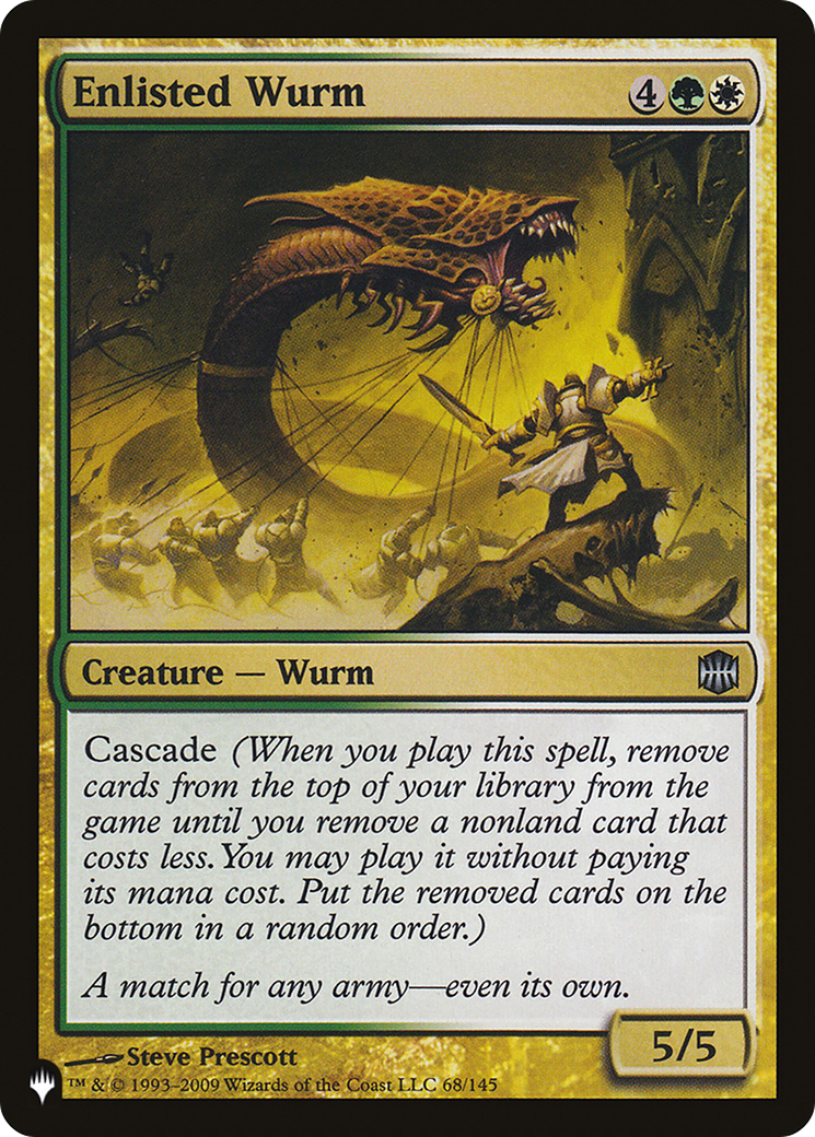 Enlisted Wurm [The List] | The Time Vault CA