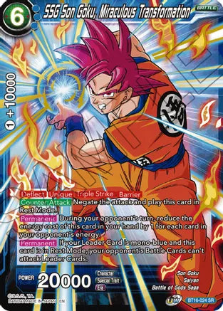 SSG Son Goku, Miraculous Transformation (BT16-024) [Realm of the Gods] | The Time Vault CA