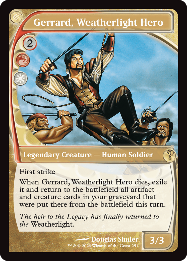 Gerrard, Weatherlight Hero (Future Sight) [Mystery Booster 2] | The Time Vault CA