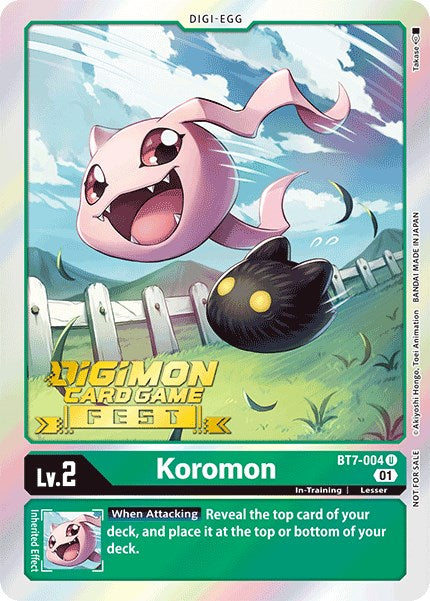 Koromon [BT7-004] (Digimon Card Game Fest 2022) [Next Adventure Promos] | The Time Vault CA