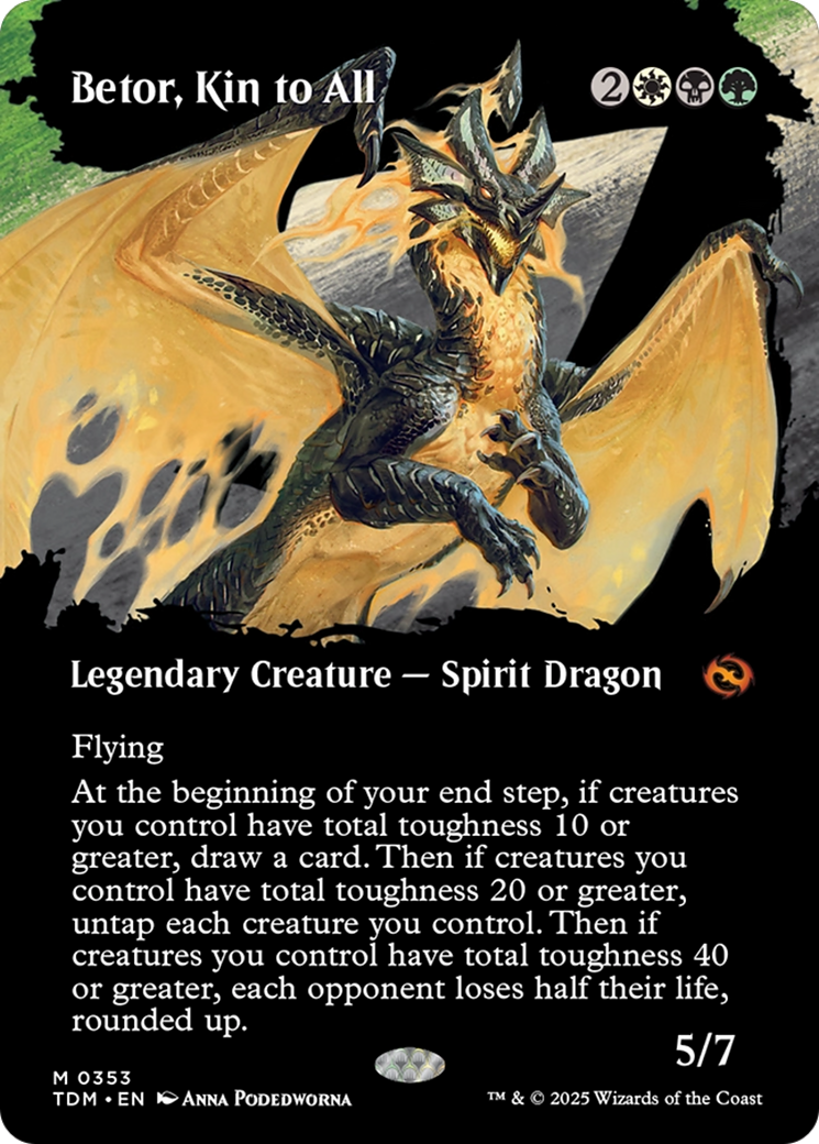 Betor, Kin to All (Borderless) [Tarkir: Dragonstorm] | The Time Vault CA