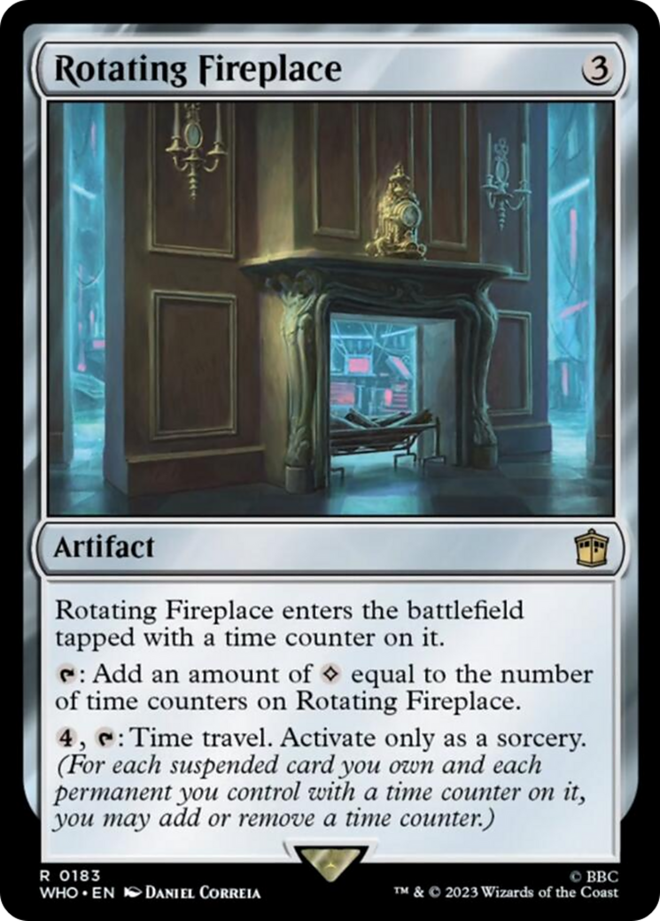 Rotating Fireplace [Doctor Who] | The Time Vault CA