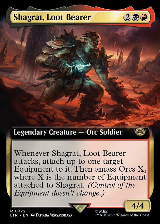 Shagrat, Loot Bearer (Extended Art) [The Lord of the Rings: Tales of Middle-Earth] | The Time Vault CA