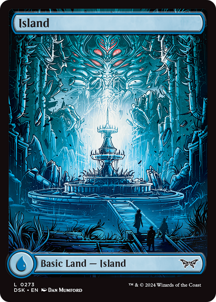 Island (273) - Full Art [Duskmourn: House of Horror] | The Time Vault CA