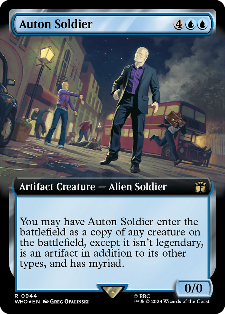 Auton Soldier (Extended Art) (Surge Foil) [Doctor Who] | The Time Vault CA