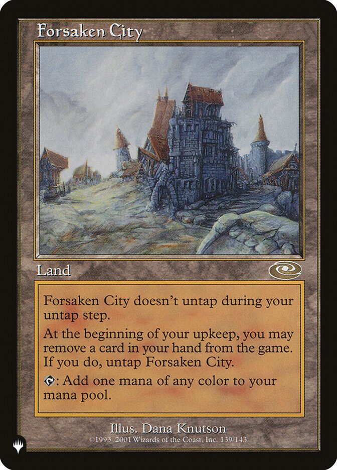 Forsaken City [The List] | The Time Vault CA