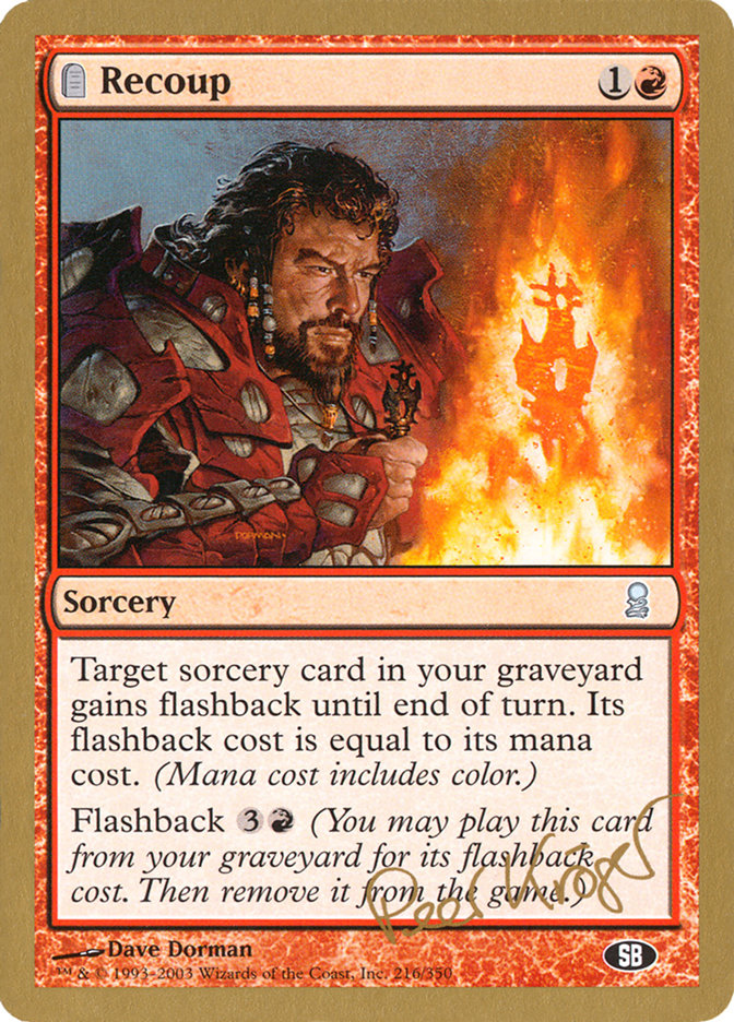 Recoup (Peer Kroger) (SB) [World Championship Decks 2003] | The Time Vault CA