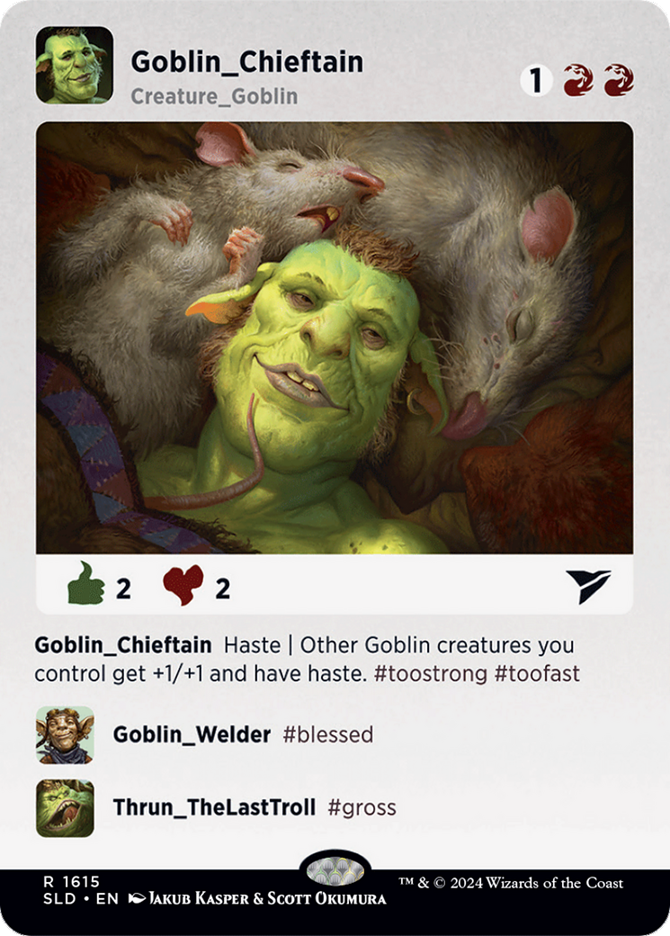 Goblin Chieftain [Secret Lair Drop Series] | The Time Vault CA