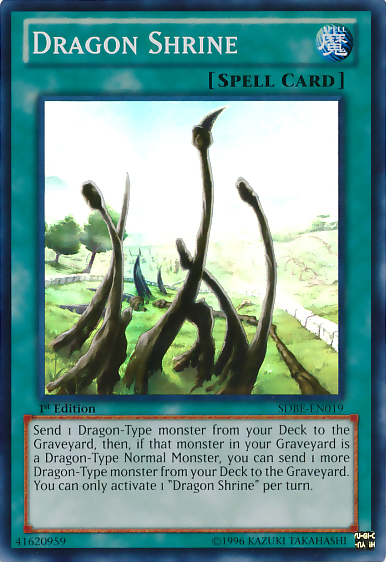 Dragon Shrine [SDBE-EN019] Super Rare | The Time Vault CA