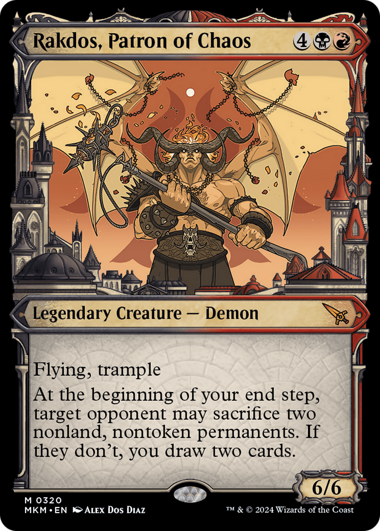 Rakdos, Patron of Chaos (Showcase) (0320) [Murders at Karlov Manor] | The Time Vault CA
